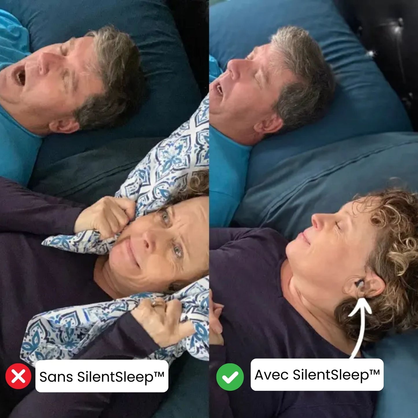 SilentSleep™ - Bouchons d'Oreilles Anti-Ronflement